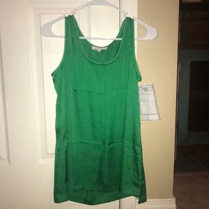 Vibrant emerald tank top
